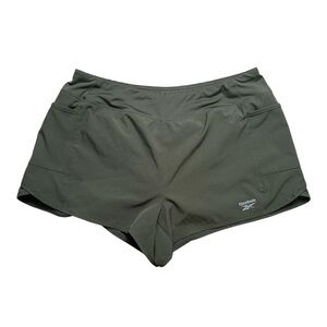 Reebok Women’s L Olive Green Sport Athletic Shorts